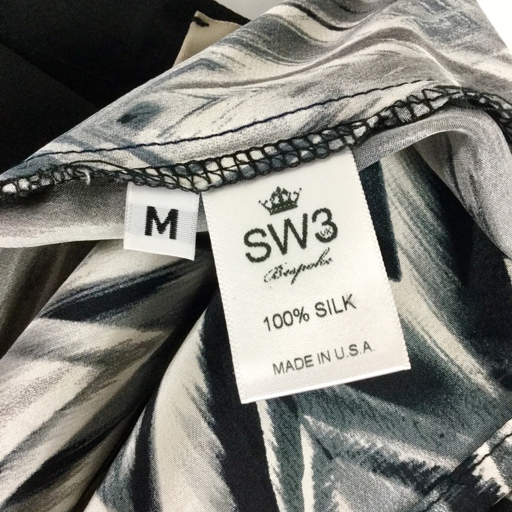 SW3 Bespoke Women's Skirt Silk A Line Maxi
Length Drawstring Waist Front Slits M - Picture 15 of 15